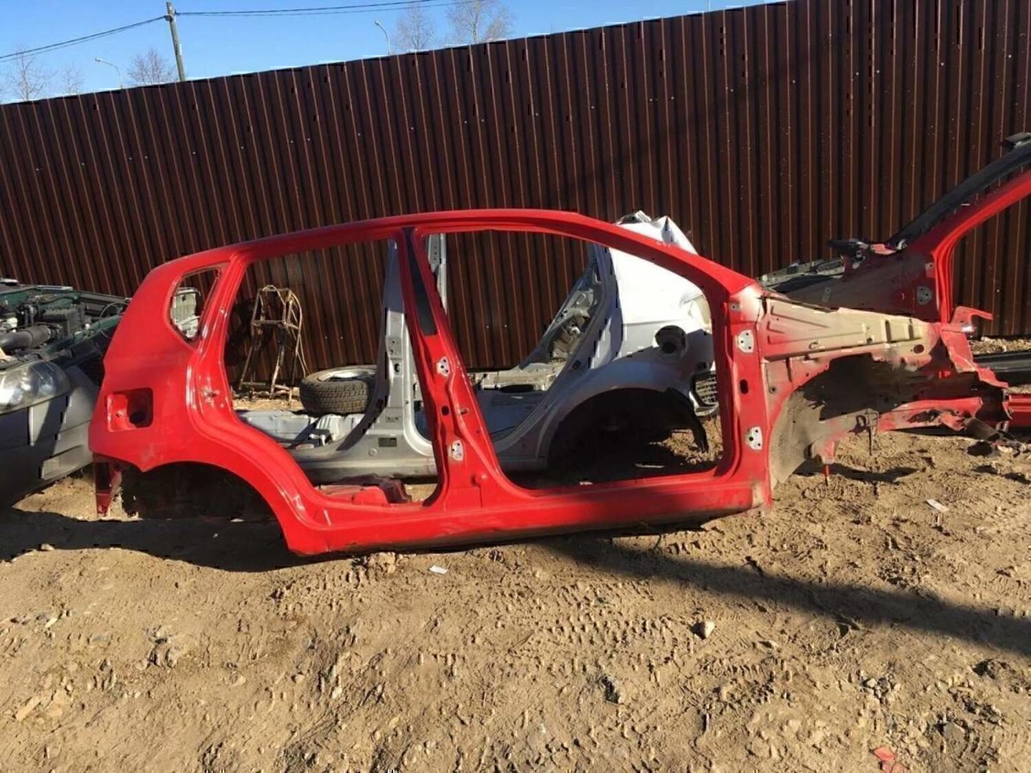 Лонжерон передний правый Chevrolet Aveo (T200) 2003-2008