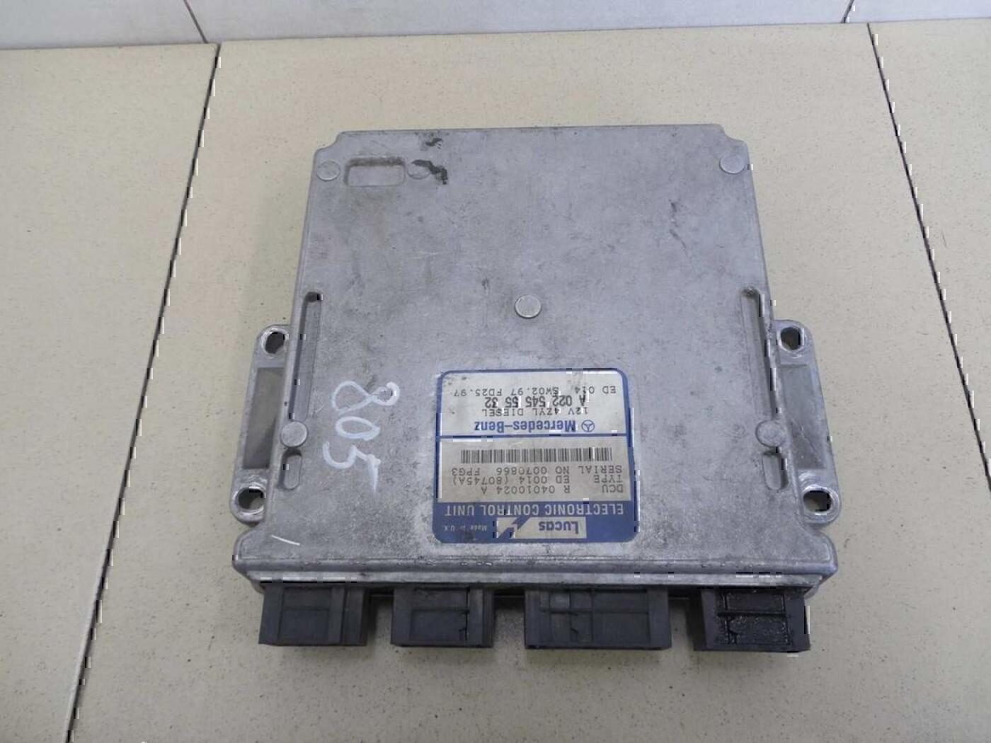 Блок управления двигателем MERCEDES-BENZ W210 E-Klasse 1995-2000