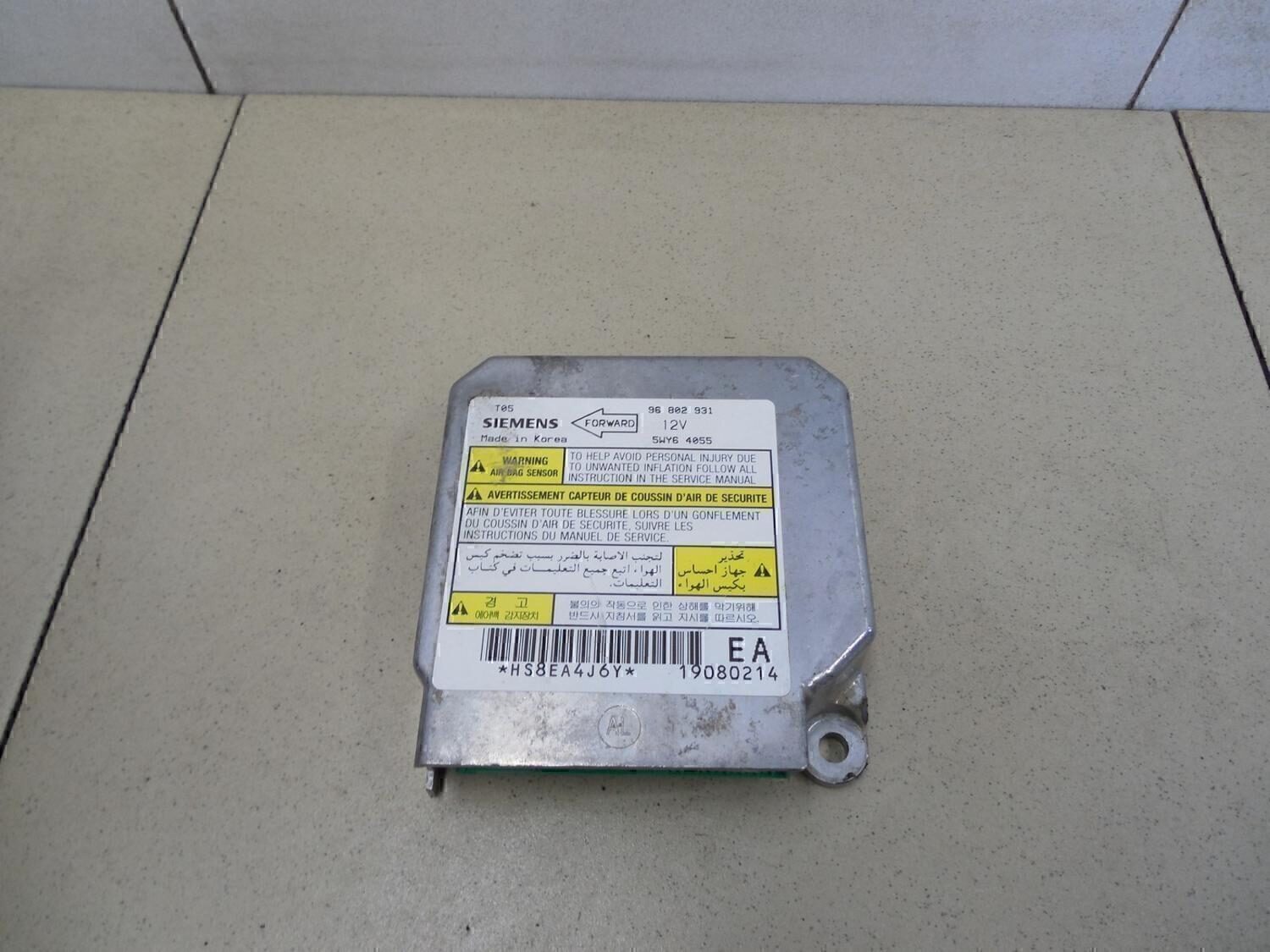 Блок управления AIR BAG Chevrolet Lanos 2004-2010