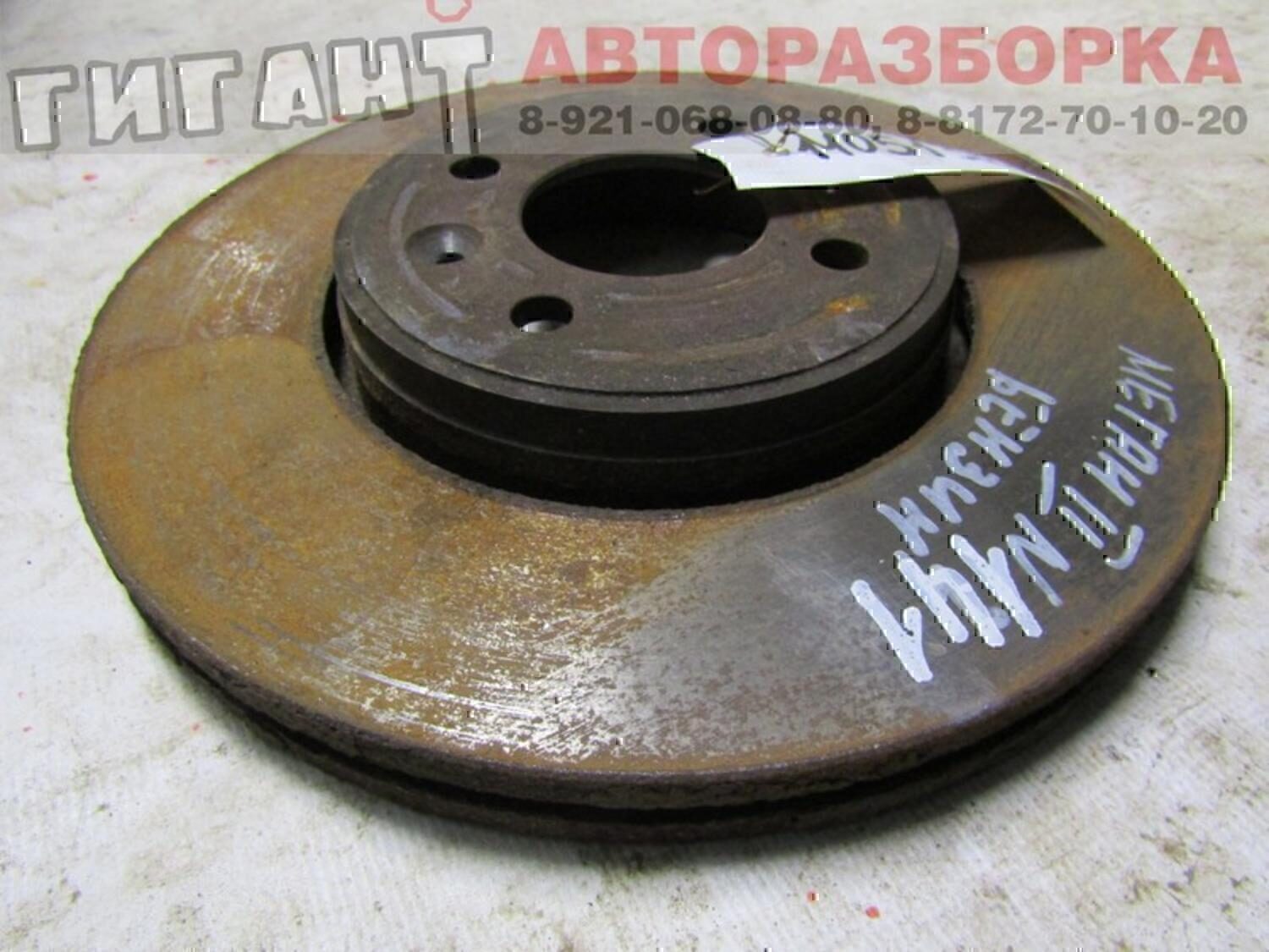 Диск тормозной передний вентилируемый RENAULT Megane II 2002-2009