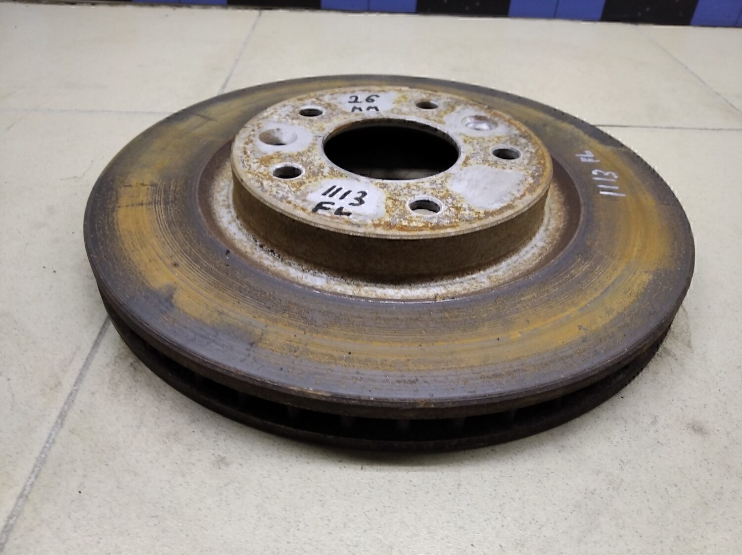 Диск тормозной передний вентилируемый NISSAN Qashqai (J11) 2014>