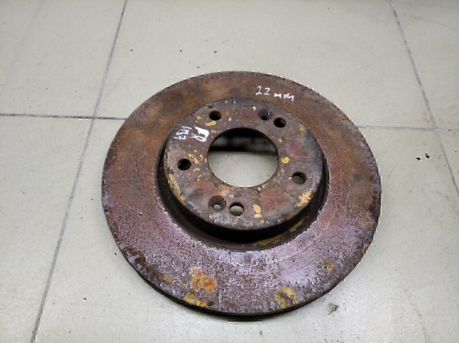 Диск тормозной передний вентилируемый HYUNDAI Sportage 2004-2010