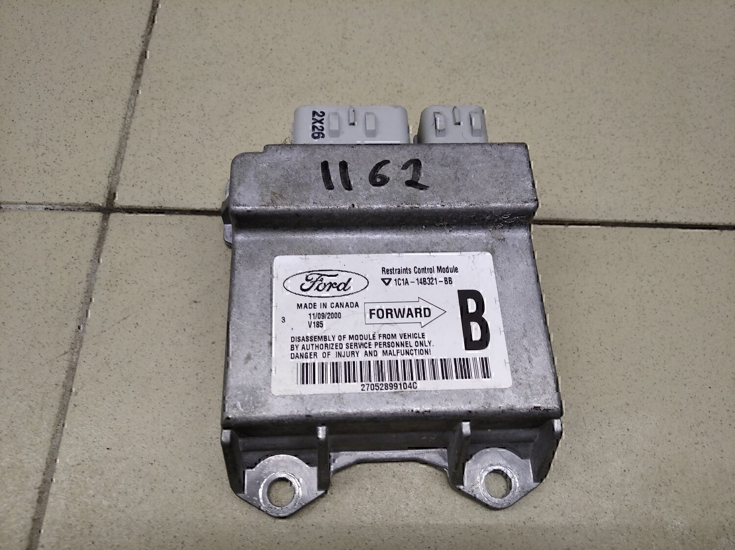 Блок управления AIR BAG FORD Transit [FA] 2000-2006