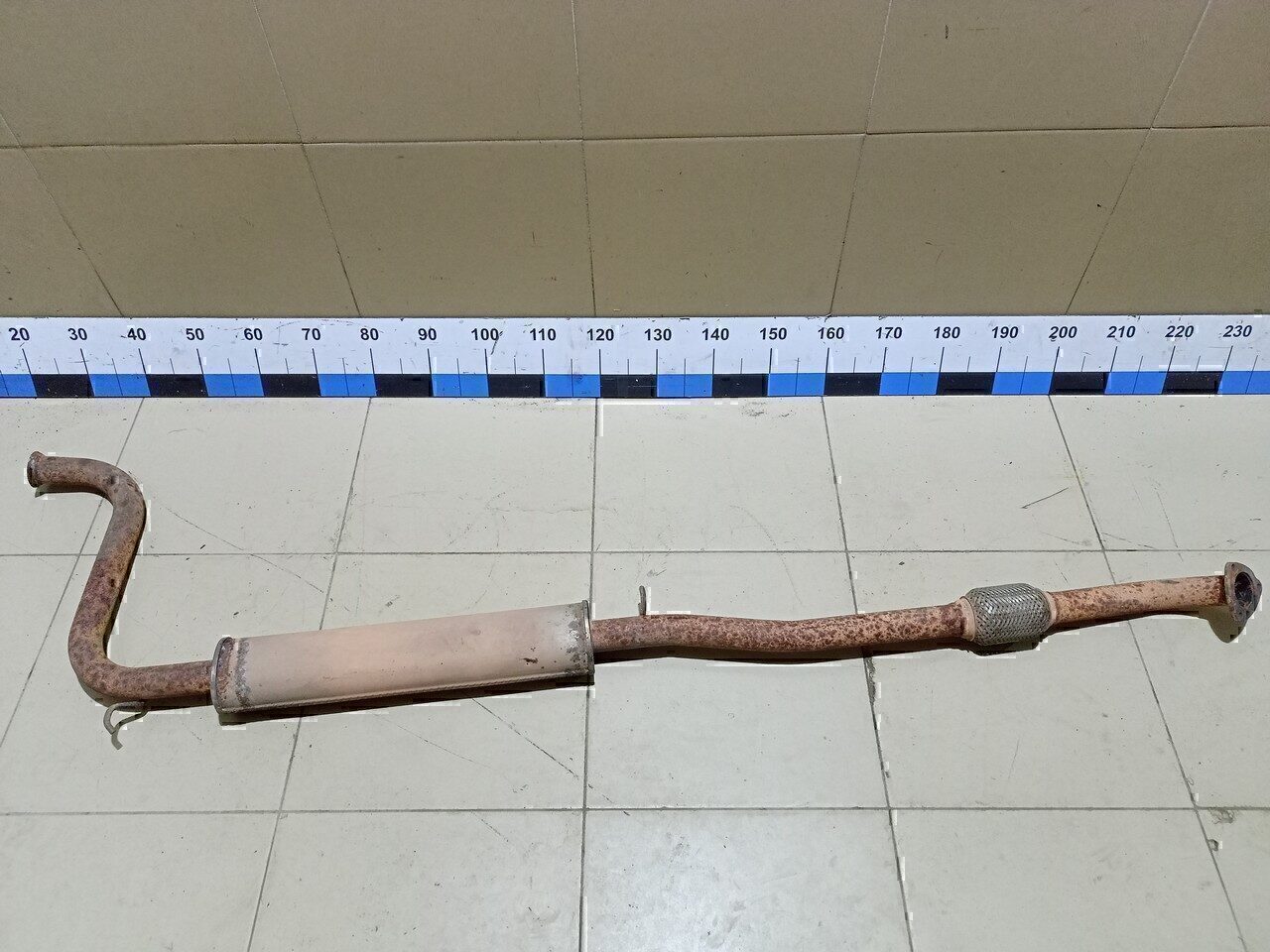 Средняя часть глушителя