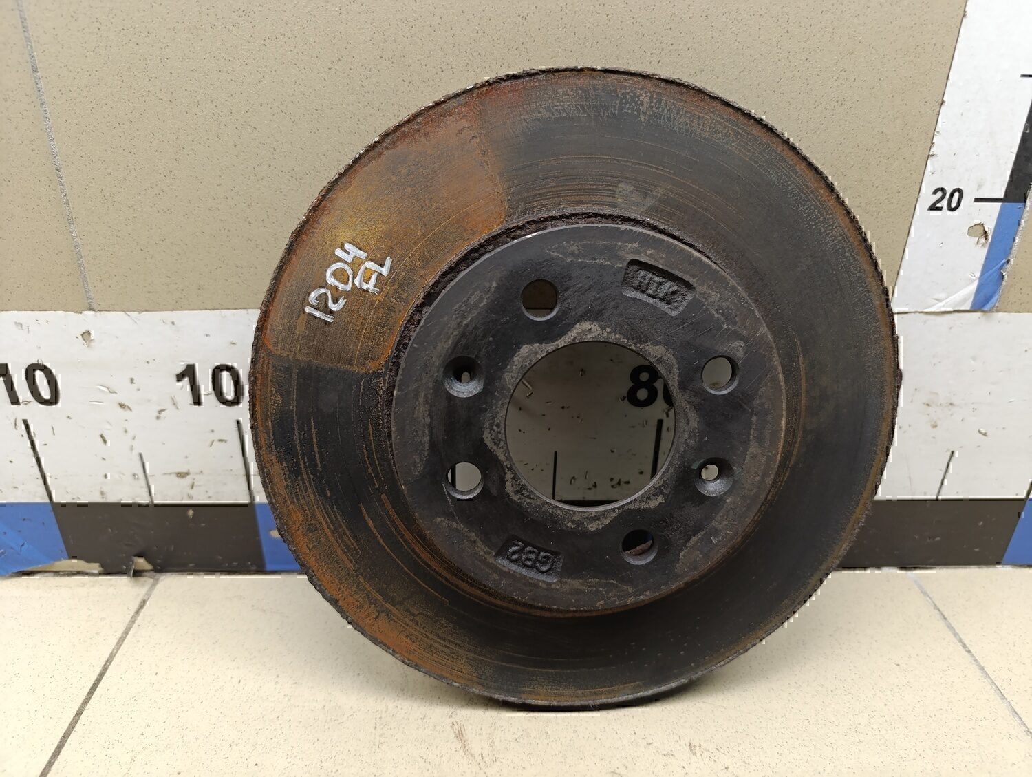 Диск тормозной передний вентилируемый HYUNDAI Solaris 2010-2017