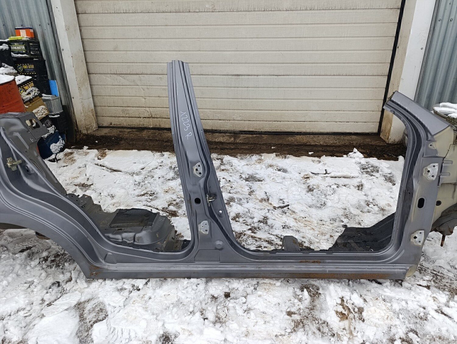 Порог со стойкой правый Chevrolet Aveo (T250) 2005-2011