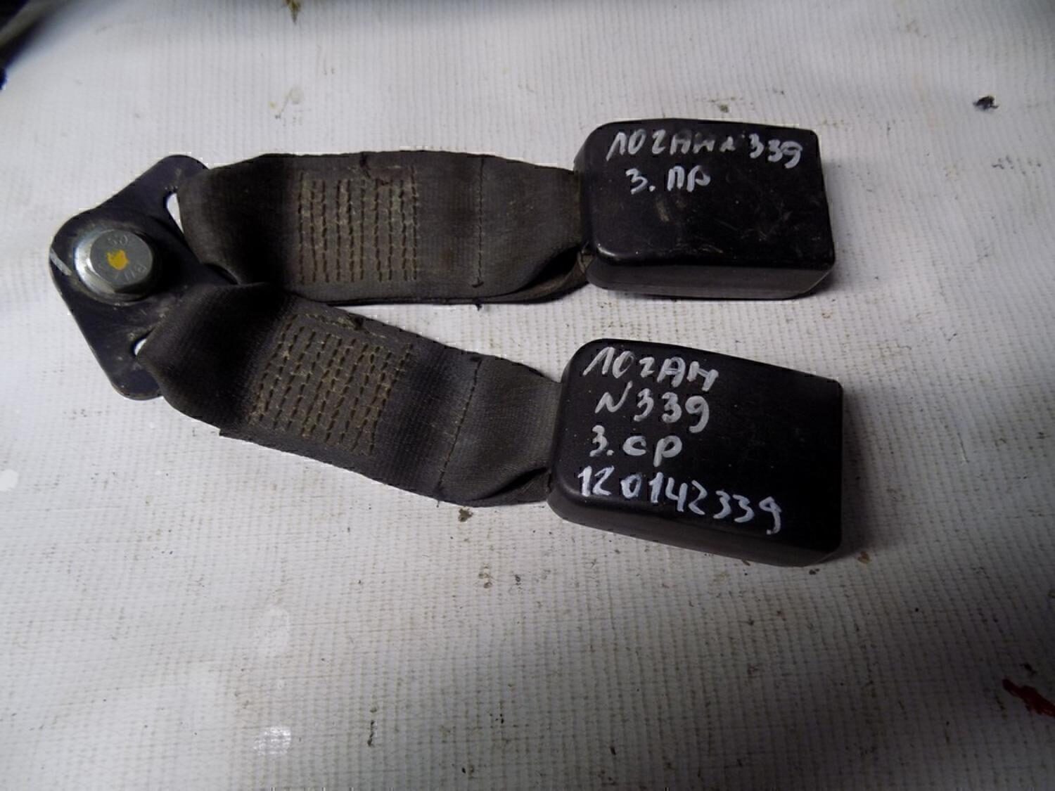 Ответная часть ремня безопасности RENAULT Duster 2012>