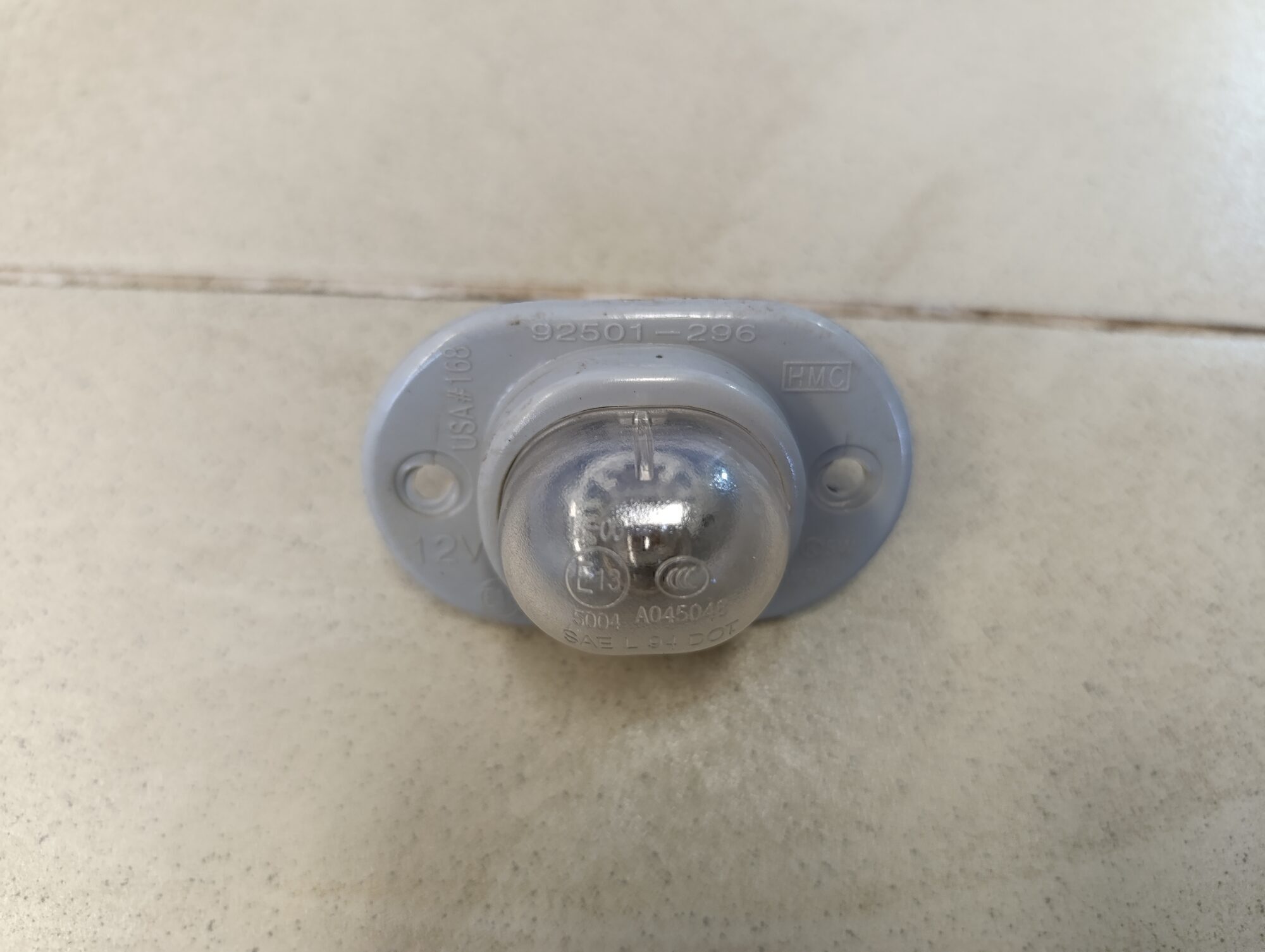 Фонарь подсветки номера HYUNDAI Accent II (+ТАГАЗ) 2000-2012