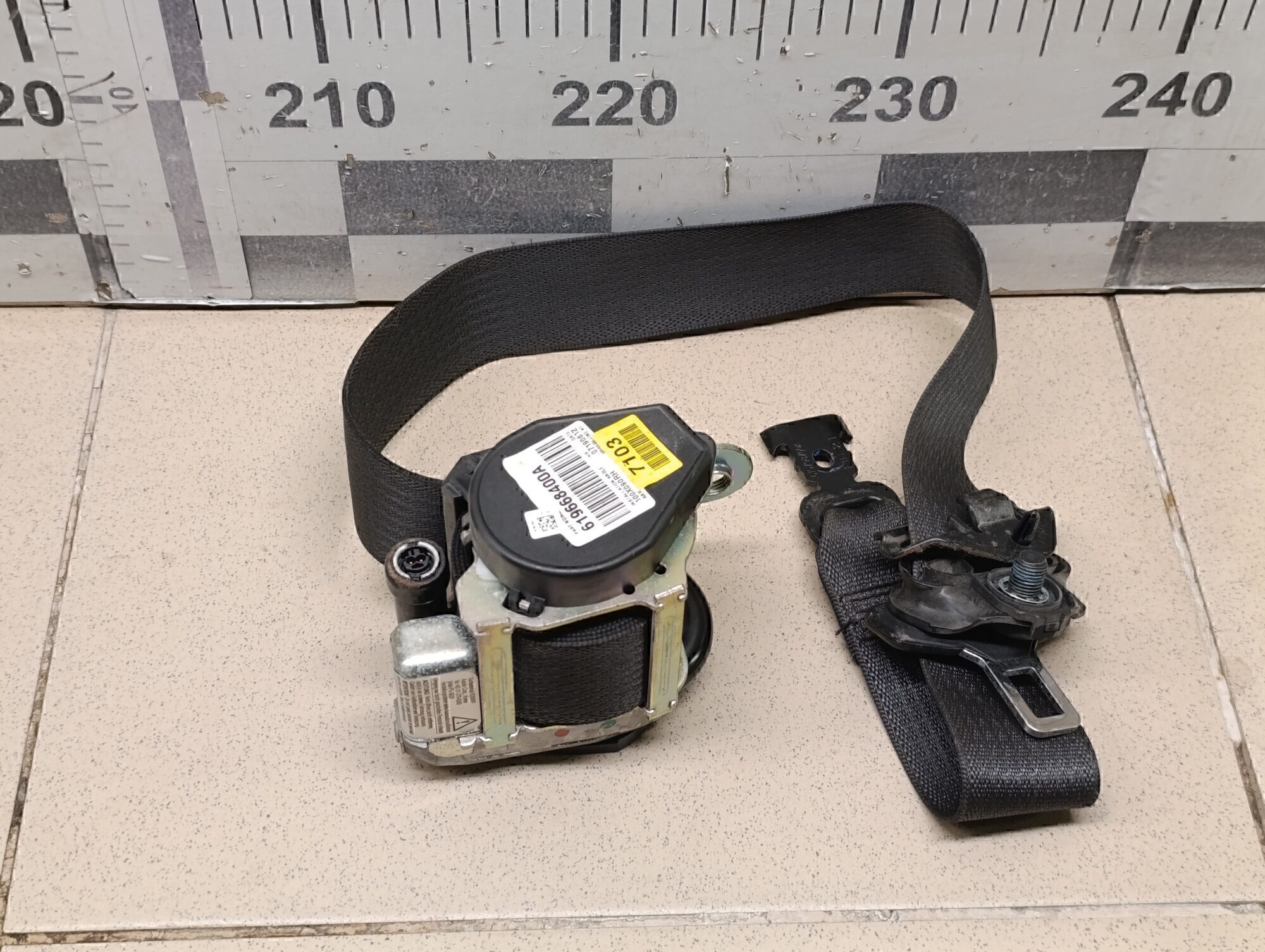 Ремень безопасности с пиропатроном Chevrolet Orlando 2011-2015