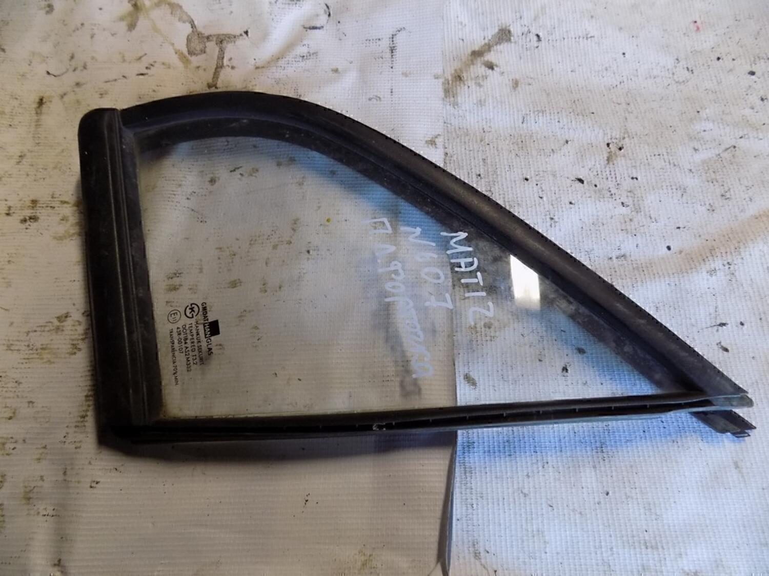 Стекло двери передней левой (форточка) DAEWOO Matiz 2001-2015