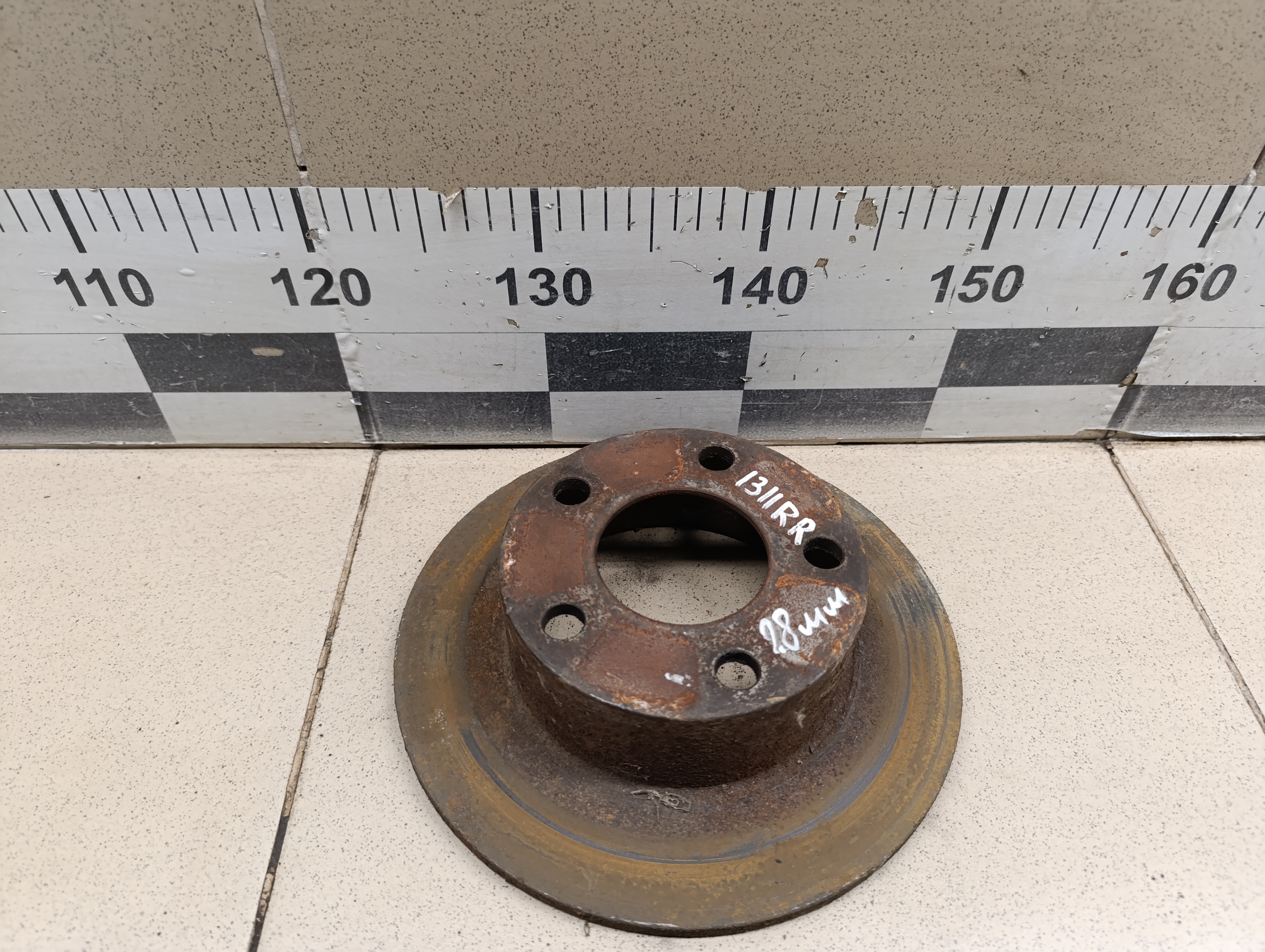 Диск тормозной задний Audi 100 [C4] 1991-1994