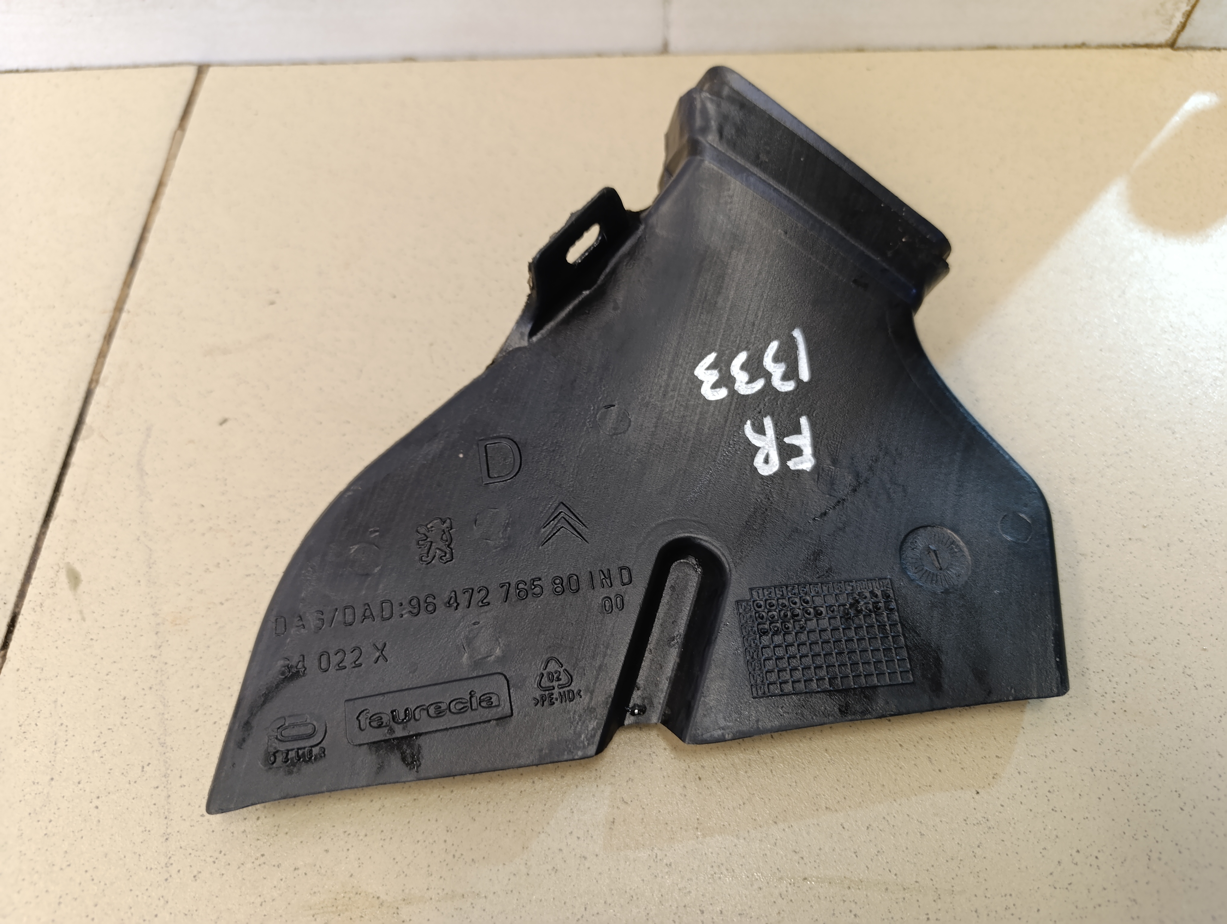 Воздуховод отопителя PEUGEOT 407 2004-2010