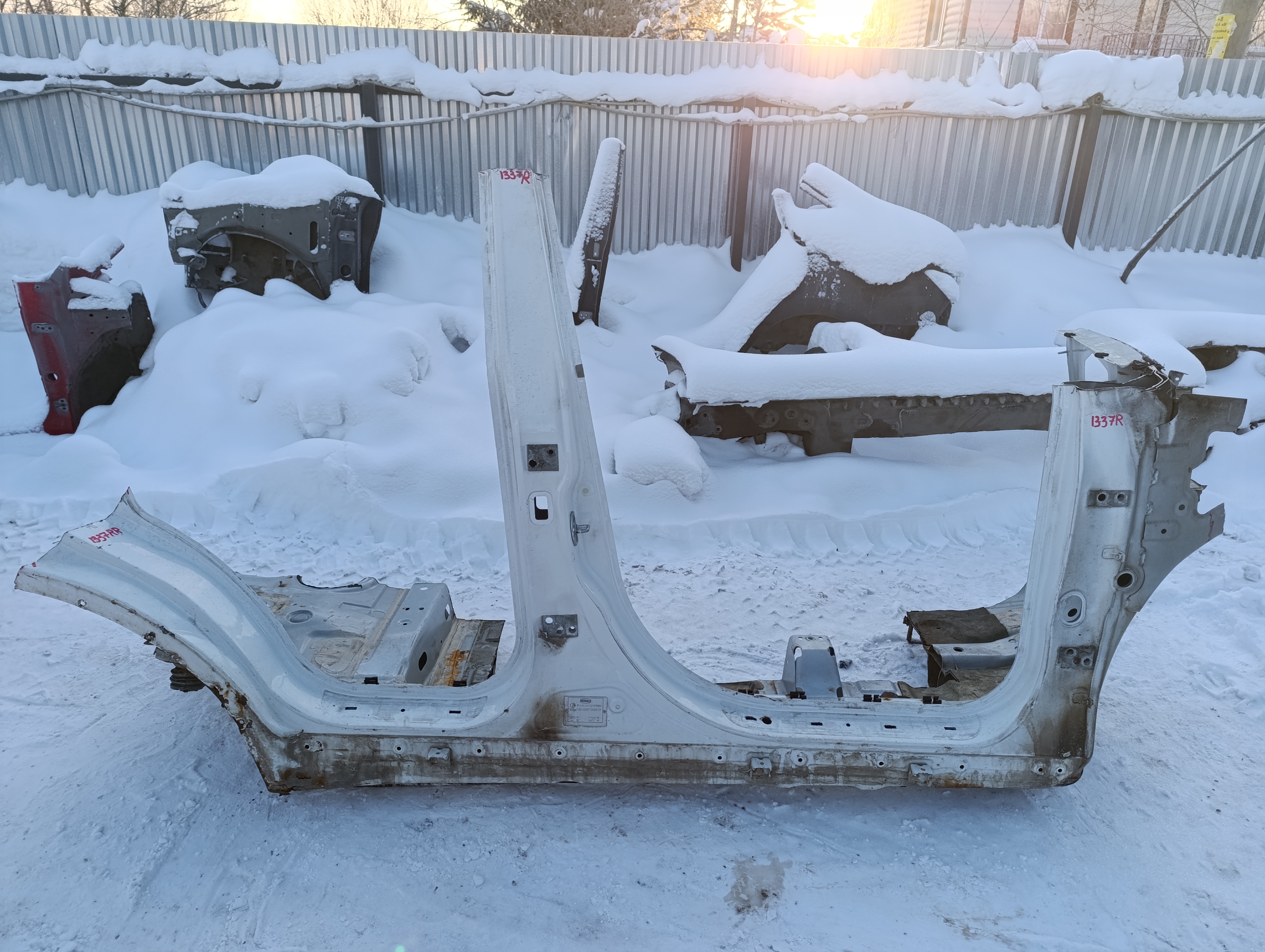 Порог со стойкой правый Chery Tiggo 5 (T21) 2014-2020