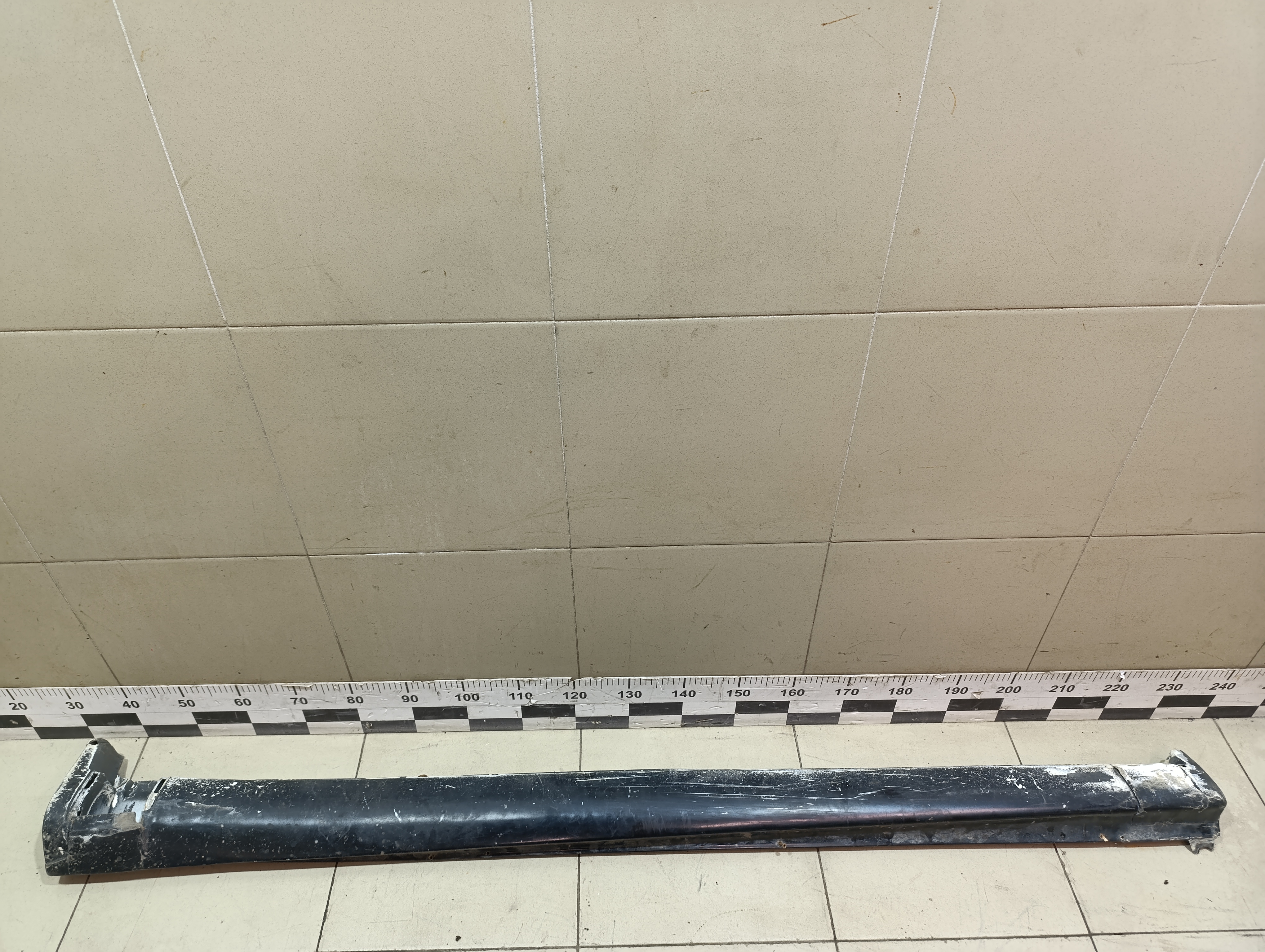 Накладка на порог (наружная) Porsche Cayenne 2003-2010