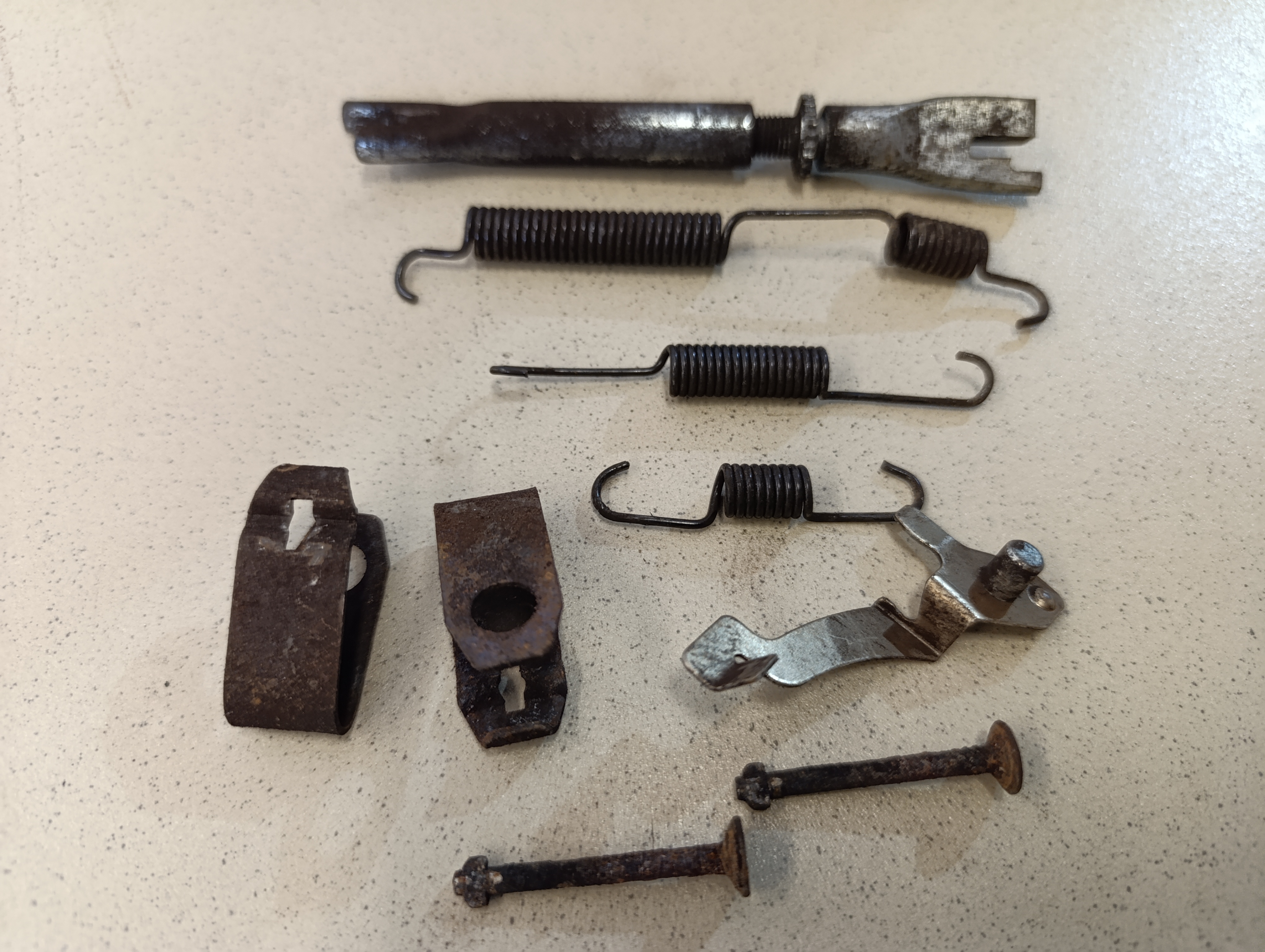 К-кт установочный задних колодок HYUNDAI Solaris 2017>