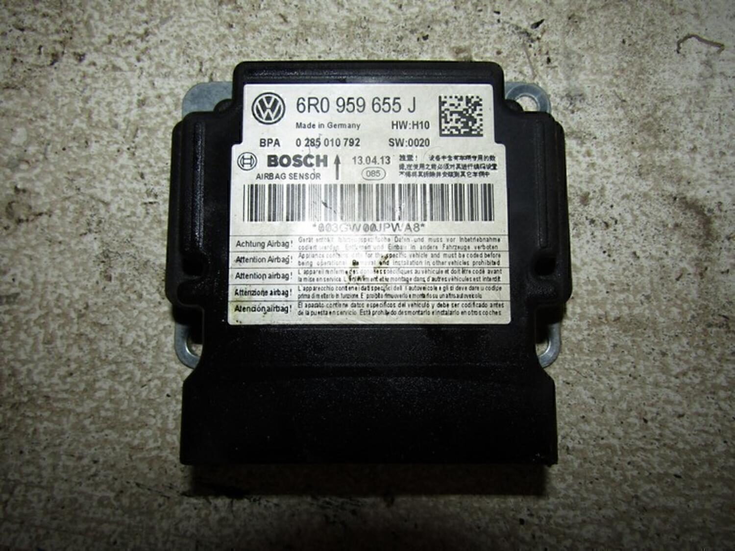 Блок управления AIR BAG SKODA Fabia 2007-2015